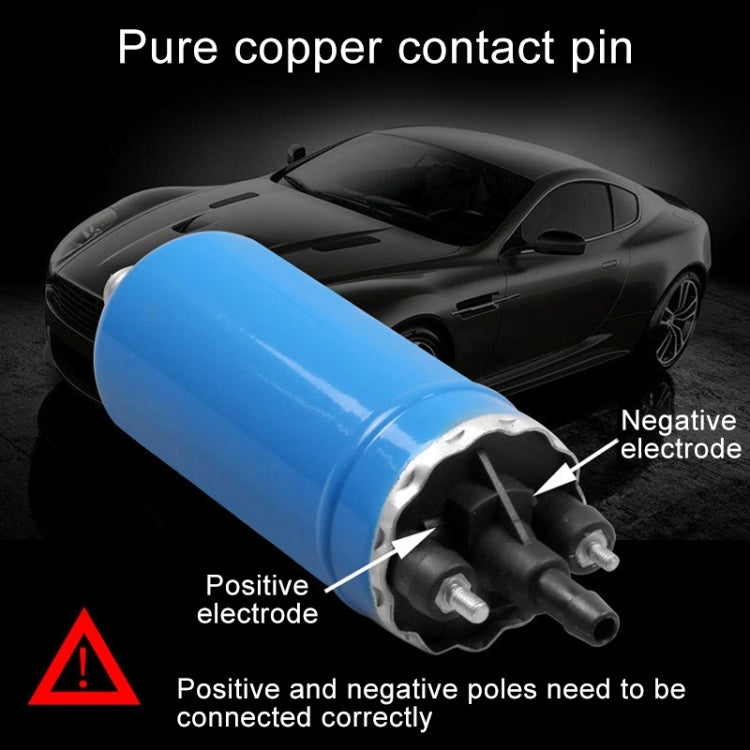 Car 140L/H High Flow In-Line Injection Fuel Pump External Electric Fuel Pump Flow 0580464038 for Mercedes-Benz / Renault / Peugeot / Opel / BMW / Citroen(Black) - Engine Fittings by buy2fix | Online Shopping UK | buy2fix