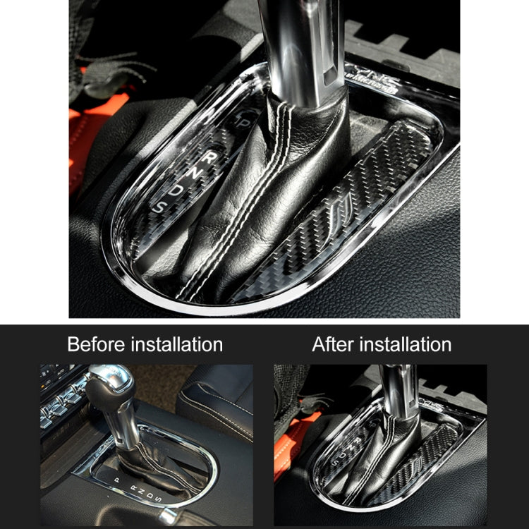 2 PCS Car Gear Panel Decorative Sticker for Ford Mustang 2015-2020 by buy2fix