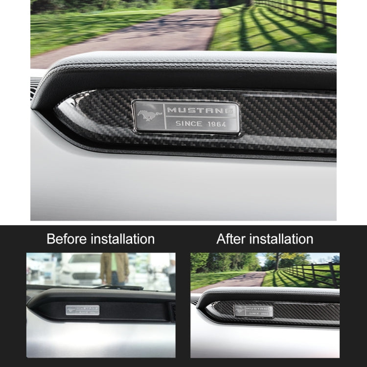 2 PCS Car Instrument Console Decorative Sticker for Ford Mustang 2015-2020 by buy2fix