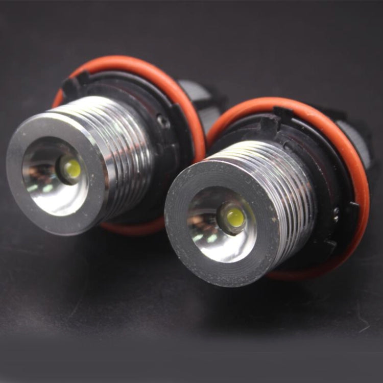 2 PCS DC 12-24V 6W 800LM 6000K LED Angel Eyes Light Bulb for BMW E39/E53/E60/E61/E63/E64/E65/E66/E87, (White Light) - Eagle Eye Lamps by buy2fix | Online Shopping UK | buy2fix