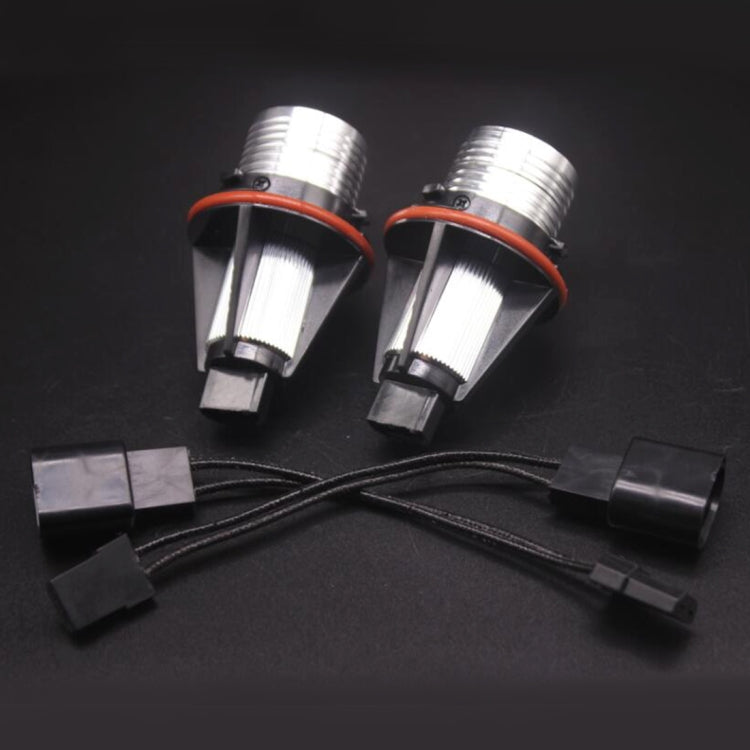 2 PCS DC 12-24V 6W 800LM 6000K LED Angel Eyes Light Bulb for BMW E39/E53/E60/E61/E63/E64/E65/E66/E87, (White Light) - Eagle Eye Lamps by buy2fix | Online Shopping UK | buy2fix