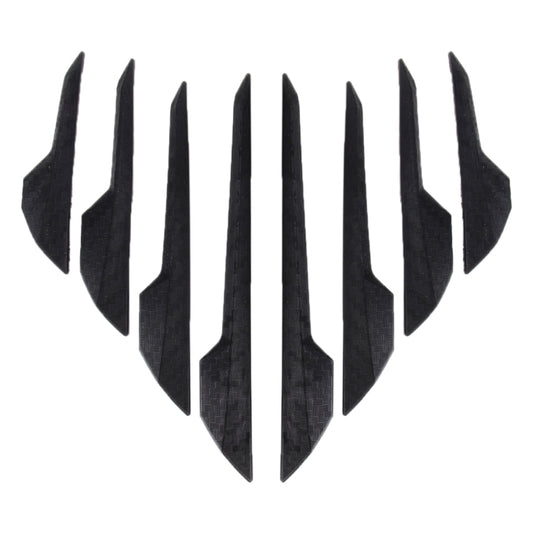 8 PCS Car Vehicle Door Side Guard Anti Crash Strip Exterior Avoid Bumps Collsion Impact Protector Sticker(Black) by buy2fix