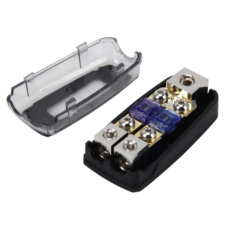 Car Stereo Car Audio Fuse Holder Insurance 60A Car Audio Fuse Holder 1 in 2 Ways Car Auto Fuse Holder Blade Fuse Holder for Car Audio by buy2fix