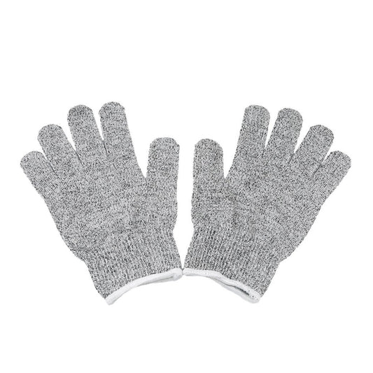 A Pair Cut-resistant Gardening Gloves HPPE Food-grade 5-Level Anti-cutting Anti-wear Safety Working Gloves, Size: XL, Length: 26cm(White) by buy2fix