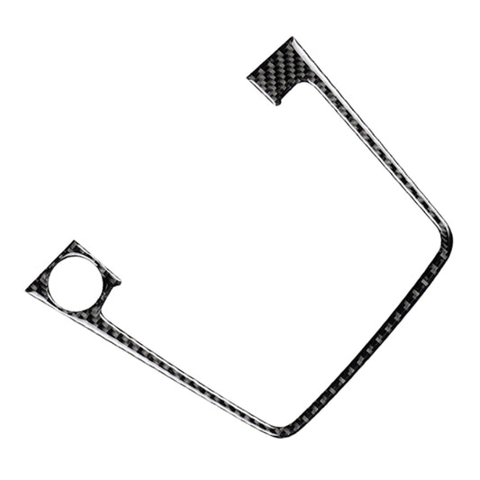 Car Carbon Fiber Gear Position Panel Frame Decorative Sticker for Volkswagen Golf 7 2013-2017, with Hole and Start and Stop, Left Drive by buy2fix