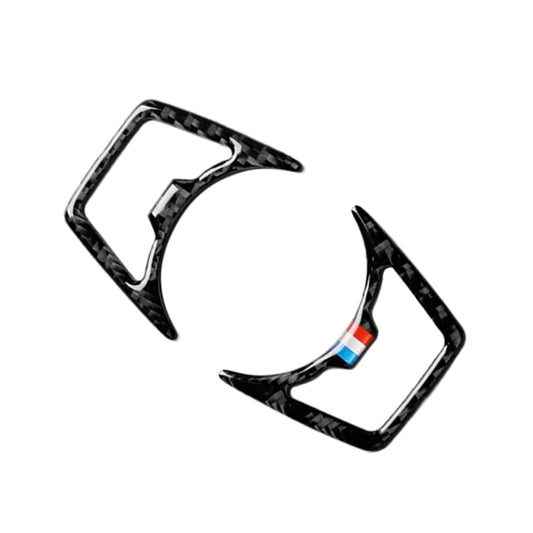 2 PCS Car USA Color Carbon Fiber Headlight Frame Decorative Sticker for Ford Mustang 2015-2017 by buy2fix