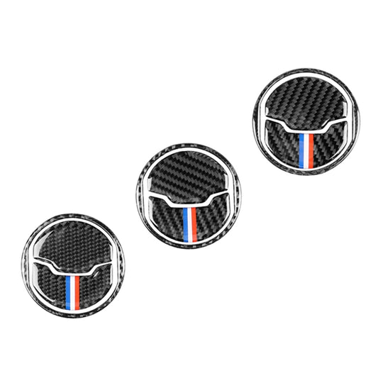 9 PCS Car USA Color Carbon Fiber Air Outlet Decorative Sticker for Ford Mustang 2015-2017 by buy2fix