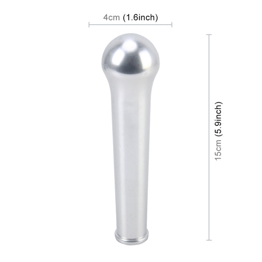 Universal Car Modified Shifter Lever Cover Manual Automatic Gear Shift Knob, Size: 15*4cm(Silver) by buy2fix
