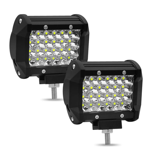 4 inch 18W 1800LM 4 Row LED Strip Light Working Refit Off-road Vehicle Lamp Roof Strip Light by buy2fix