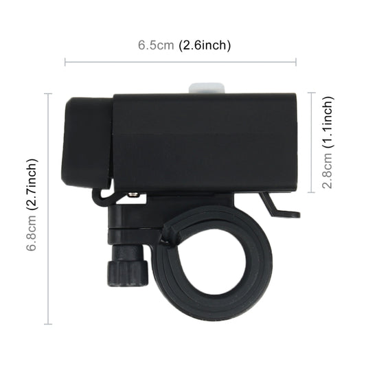 Waterproof Motorcycle USB Phone Charger Adapter with Power Switch 5V Dual Ports Smart Charging Power Socket, for Phone, Tablets, GPS by buy2fix