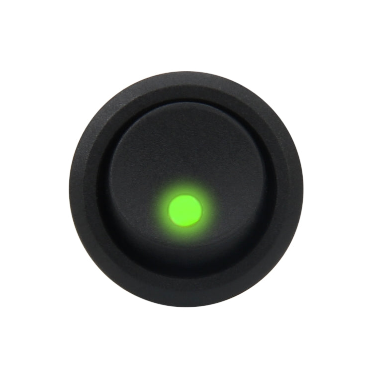 20 Amp 12 Volt Triple Plugs LED ON OFF Rocker Power Switch (Green Light) by buy2fix