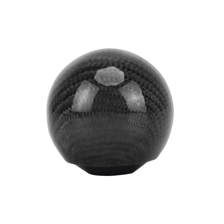 Universal Vehicle Car Shifter Cover Manual Automatic Carbon Fiber Ball Gear Shift Knob (Black) - Shift Knob by buy2fix | Online Shopping UK | buy2fix
