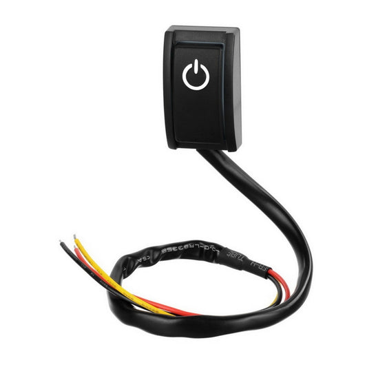 Jtron Car DIY Switch Paste Type Button Switch Paste Type Button Switch Double Sided with Adhesive Tape OFF/ON DC 12V/200mA by buy2fix