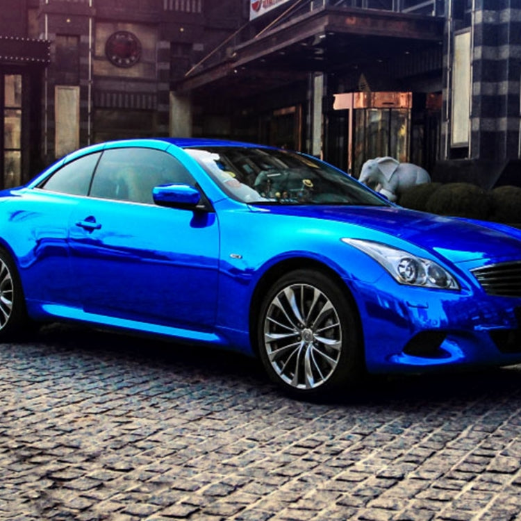 1.52m × 0.5m Electroplating Car Auto Body Decals Sticker Self-Adhesive Side Truck Vinyl Graphics(Blue) by buy2fix