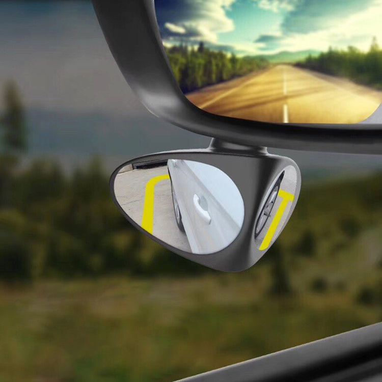 3R-051 360 Degrees Rotatable Left Blind Spot Side Assistant Mirror for Auto Car by 3R