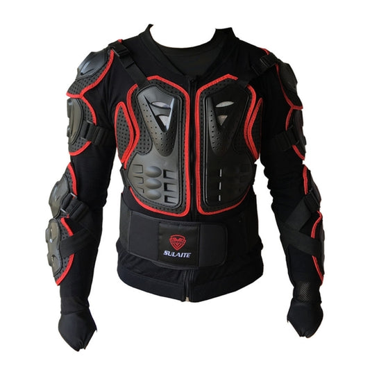 SULAITE BA-03 SUV Motorbike Bicycle Outdoor Sports Armor Protective Jacket, Size: S(Red) by SULAITE