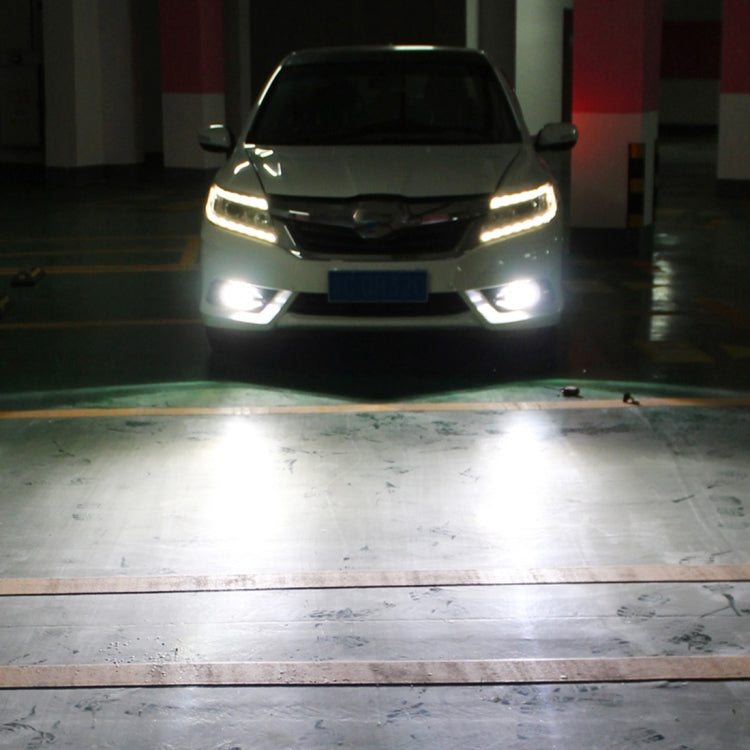 2 PCS Super Bright PSX24W DC 12V 5W 350LM Auto Car Fog Light with 16 SMD-3030 LED Bulbs Lamp, White + Yellow Light - Fog / Driving Lights by buy2fix | Online Shopping UK | buy2fix