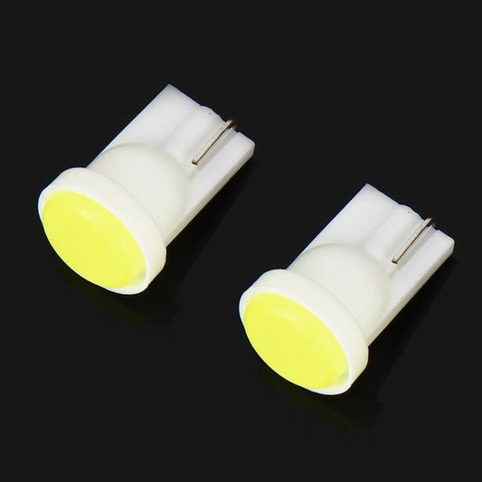 10 PCS T10/W5W/194/501/168 0.4W 20LM 6500K COB Bulbs Car Reading Lamp Clearance Light, DC 12V(White Light) by buy2fix