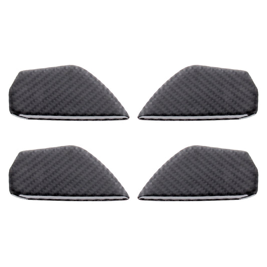 Carbon Fiber Inner Door Handle Bowl Cover Trim Decals Decorative Sticker for Honda Civic 10th Gen by buy2fix