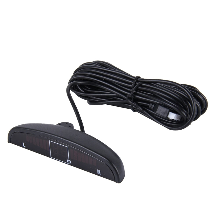 Car Buzzer Reverse Backup Radar System - Premium Quality 4 Parking Sensors Car Reverse Backup Radar System with LCD Display(Brown) - Radar Detectors by buy2fix | Online Shopping UK | buy2fix