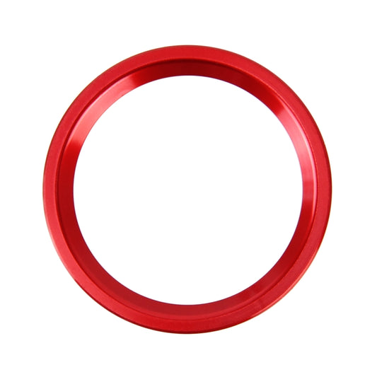 Car Engine Start Key Push Button Ring Trim Aluminum Alloy Sticker Decoration for Audi(Red) by buy2fix
