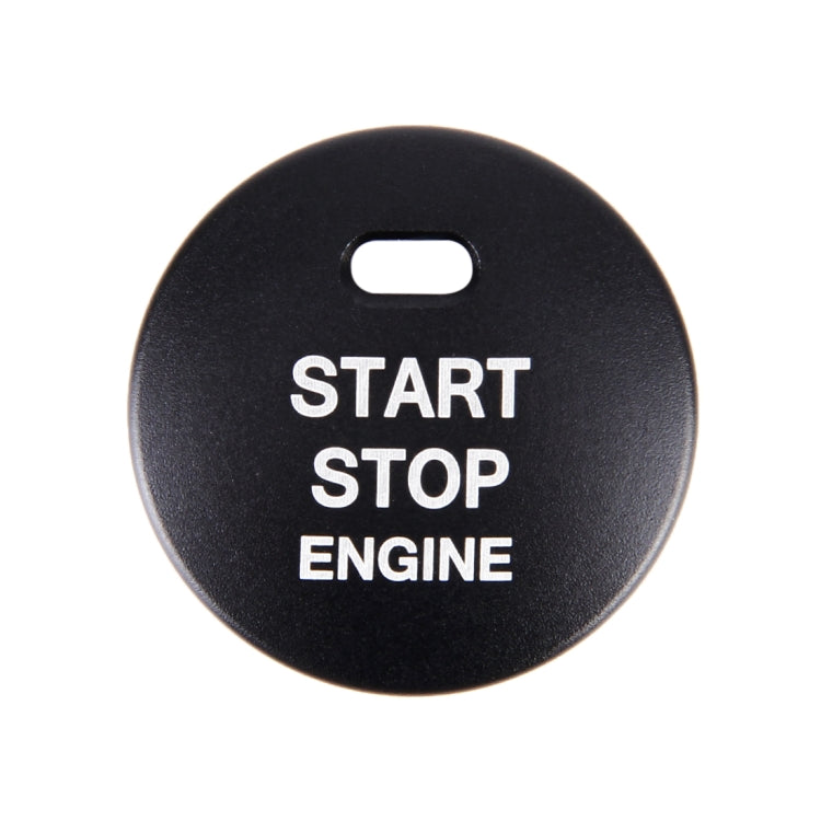 3D Aluminum Alloy Engine Start Stop Push Button Cover Trim Decorative Sticker for Mazda CX4 / CX5 / Axela / ATENZA(Black) - Decoration Rings by buy2fix | Online Shopping UK | buy2fix