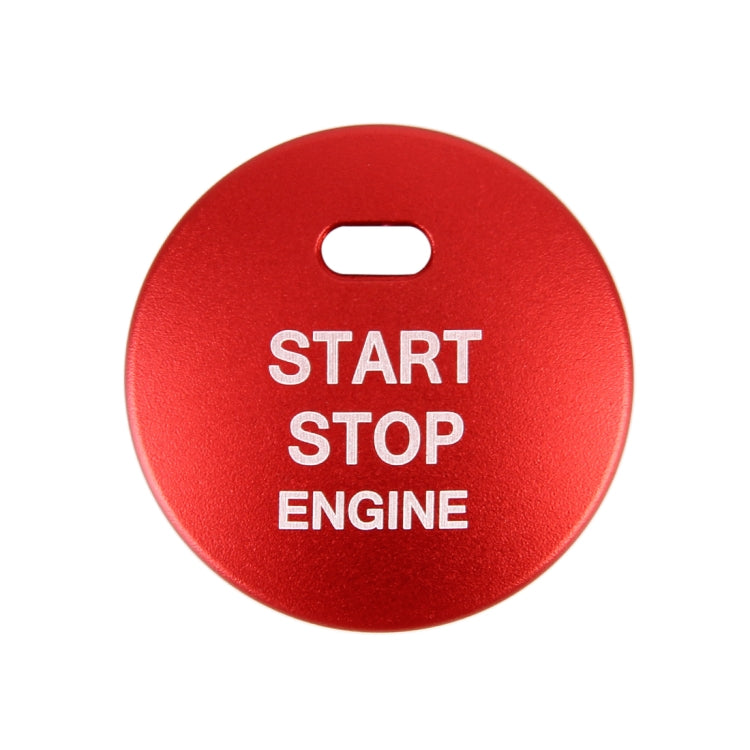 3D Aluminum Alloy Engine Start Stop Push Button Cover Trim Decorative Sticker for Mazda CX4 / CX5 / Axela / ATENZA(Red) - Decoration Rings by buy2fix | Online Shopping UK | buy2fix