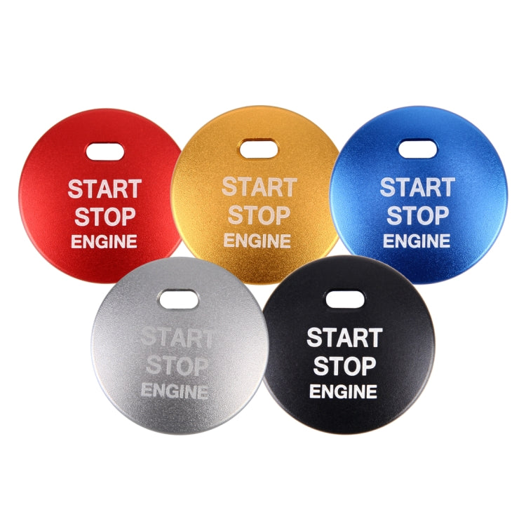 3D Aluminum Alloy Engine Start Stop Push Button Cover Trim Decorative Sticker for Mazda CX4 / CX5 / Axela / ATENZA(Red) - Decoration Rings by buy2fix | Online Shopping UK | buy2fix