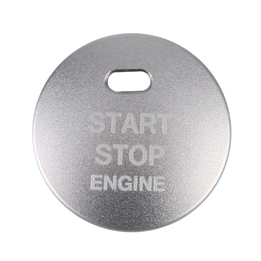 3D Aluminum Alloy Engine Start Stop Push Button Cover Trim Decorative Sticker for Mazda CX4 / CX5 / Axela / ATENZA(Silver) - Decoration Rings by buy2fix | Online Shopping UK | buy2fix