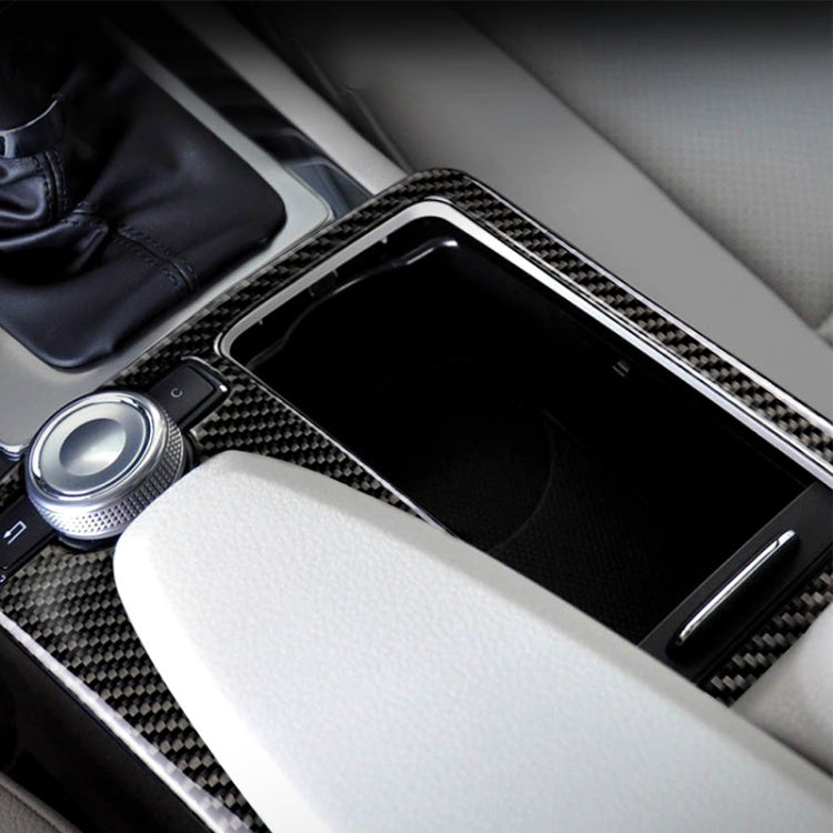 Car Carbon Fiber Left Drive Gear Position Panel Decorative Sticker for Mercedes-Benz W204 2007-2013 / W212 2010-2012 by buy2fix