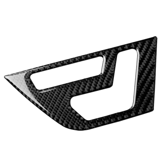 2 PCS Car Carbon Fiber Right Drive Seat Adjustment Panel Decorative Sticker for Mercedes-Benz W204 2007-2013 by buy2fix
