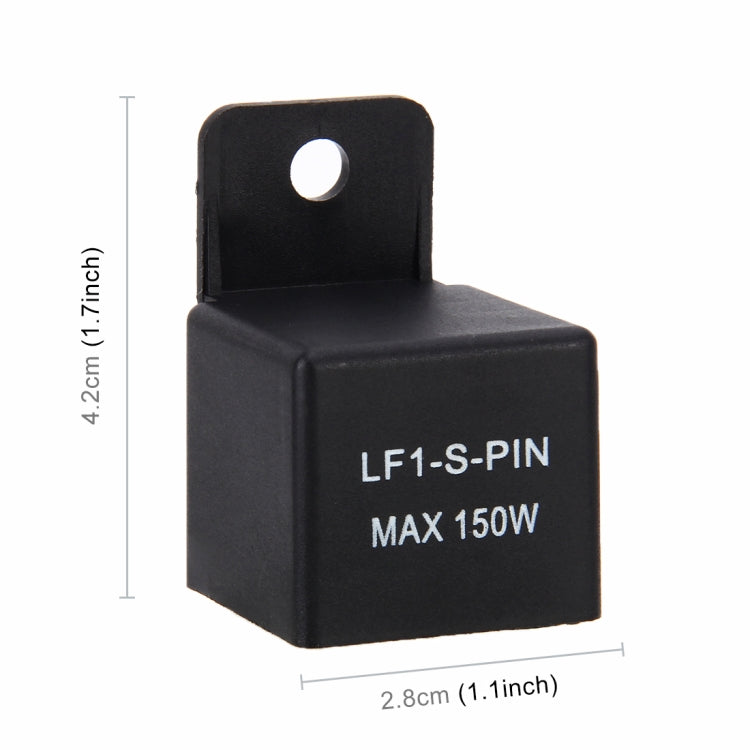 Universal 2 Pin Motorcycles LED Light Turn Flasher Relay Signal Rate Control Hyper Flash - Electrical System by buy2fix | Online Shopping UK | buy2fix