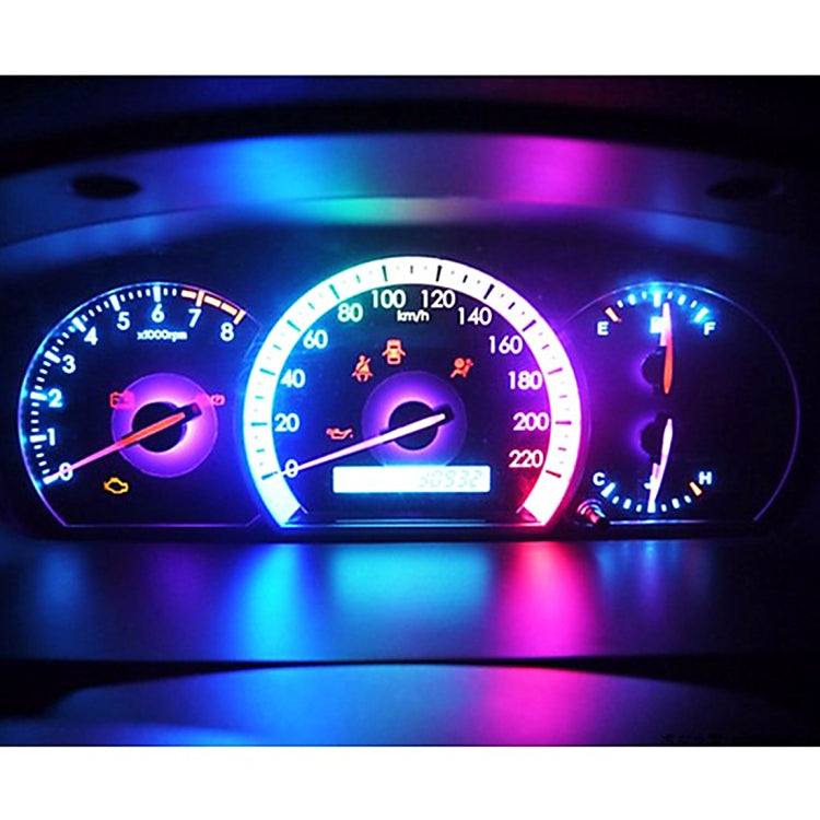 10 PCS 0.4W B8.5 Wedge Instrument Panel COB LED Light Dashboard Gauge Cluster Indicator Lamp Bulb (White Light) by buy2fix