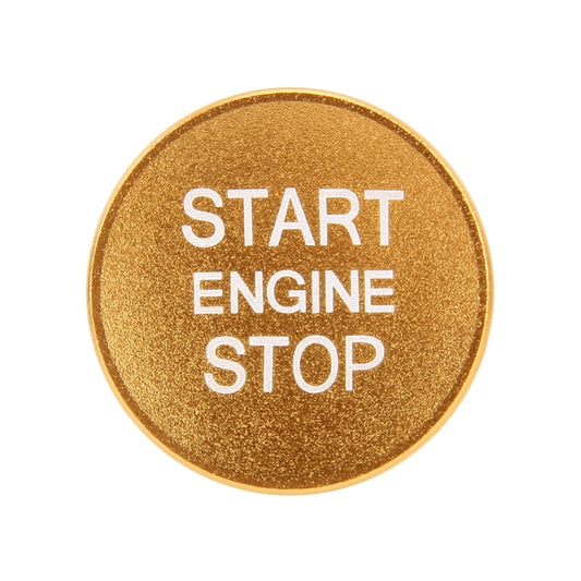 Car Engine Start Key Push Button Cover Trim Aluminum Alloy Sticker Decoration for Audi(Gold) by buy2fix