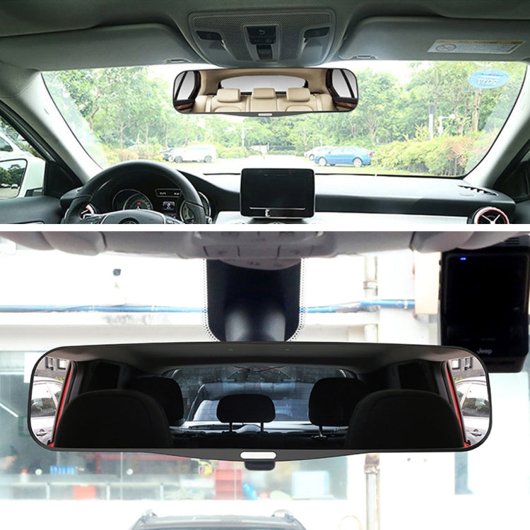 3R-331 Car Truck Interior Rear View Blind Spot Adjustable Wide Angle Curved Mirror, Size: 30*8.5*3.5cm by 3R