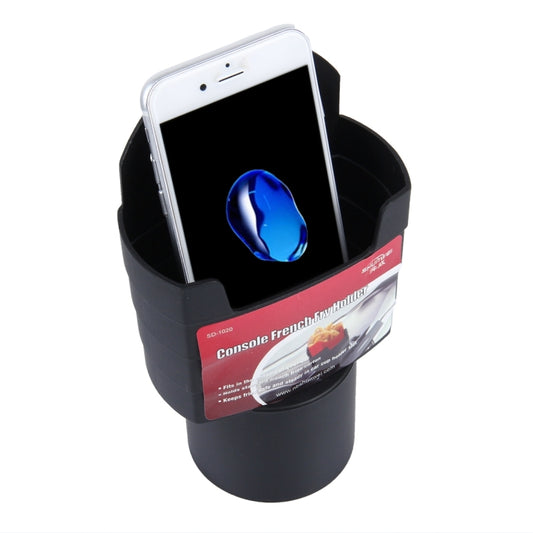 SHUNWEI SD-1020 Universal Console Car French Fry Drink Can Plastic Stand Holder(Black) by SHUNWEI
