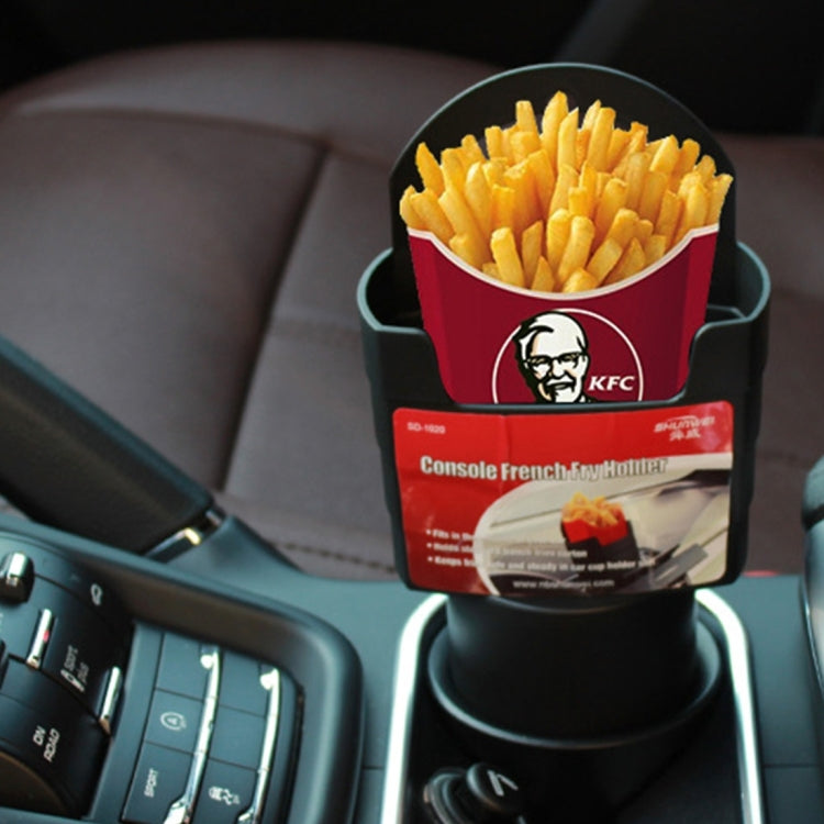 SHUNWEI SD-1020 Universal Console Car French Fry Drink Can Plastic Stand Holder(Black) by SHUNWEI
