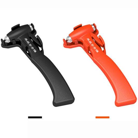 SHUNWEI SD-3501 Seat Belt Cutter Window Breaker Auto Rescue Tool Ideal Plastic Shell Car Safety Emergency Hammer with Adhesive Tape And Fixation Frame (Black) by SHUNWEI