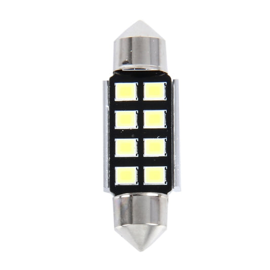 2 PCS 3W 200 LM 6000K 36MM 8 SMD-2835 LEDs Bicuspid Port Decoding Car Dome Lamp LED Reading Light, DC 12V(White Light) by buy2fix