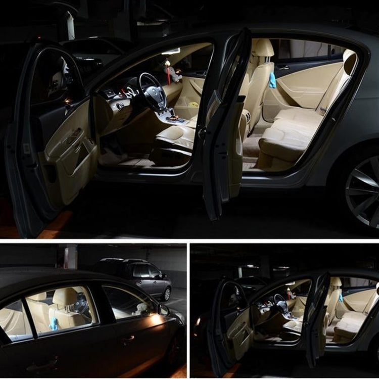 2 PCS 3.5W 250 LM 6000K 41MM 12 SMD-2835 LEDs Bicuspid Port Decoding Car Dome Lamp LED Reading Light, DC 12V(White Light) by buy2fix