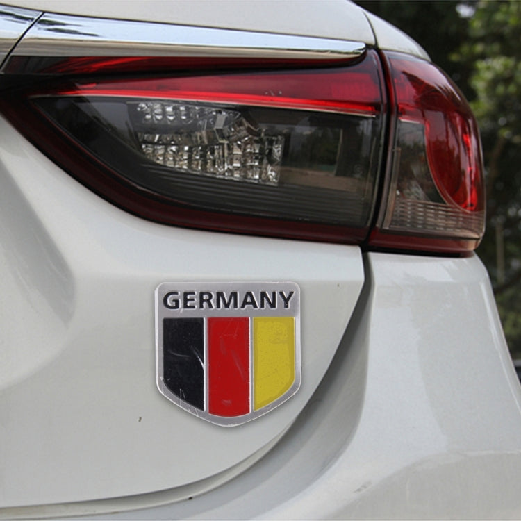 Germany Flag Style Metal Car Sticker by buy2fix