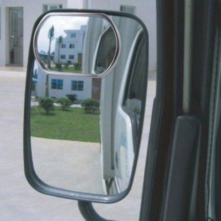 3R-025 Truck Blind Spot Rear View Wide Angle Mirror, Size: 14cm × 10.5cm(Silver) by 3R