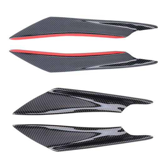 4 PCS Car-Styling Flank Decorative Sticker(Black Carbon Fiber) by buy2fix