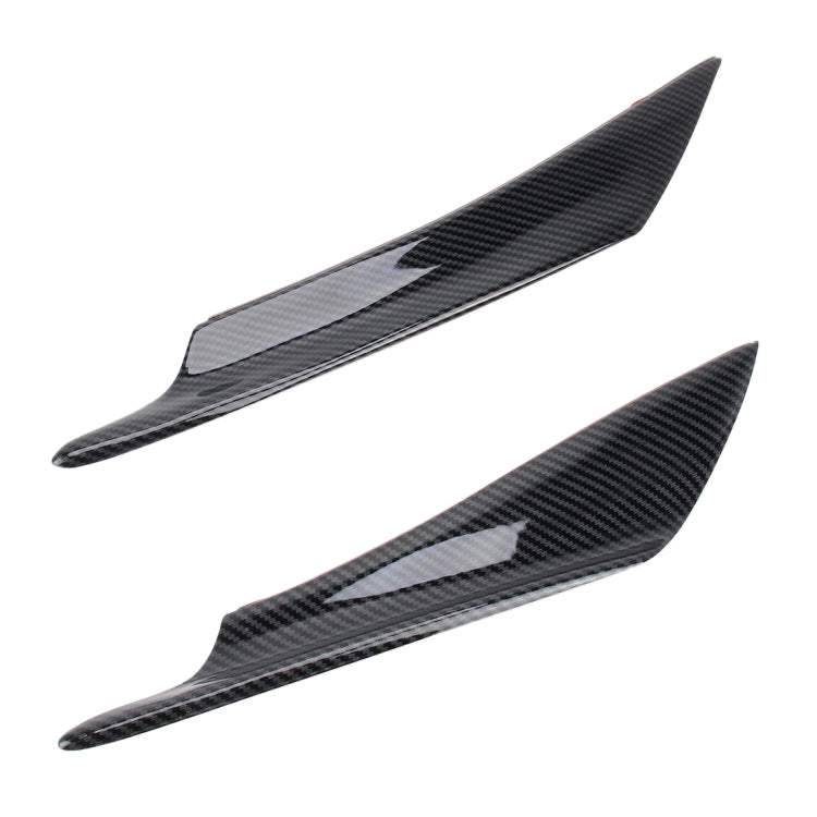 4 PCS Car-Styling Flank Decorative Sticker(Black Carbon Fiber) - Decorative Sticker by buy2fix | Online Shopping UK | buy2fix