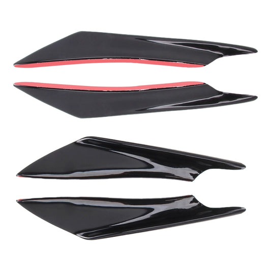 4 PCS Car-Styling Flank Decorative Sticker(Black) by buy2fix