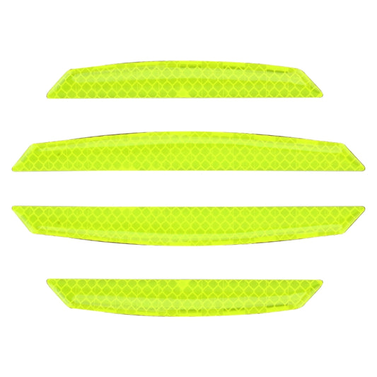 4 PCS Universal Car Door Anti-collision Strip Protection Guards Trims Stickers (Green) by buy2fix