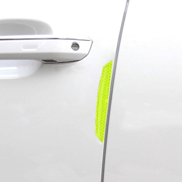4 PCS Universal Car Door Anti-collision Strip Protection Guards Trims Stickers (Green) by buy2fix