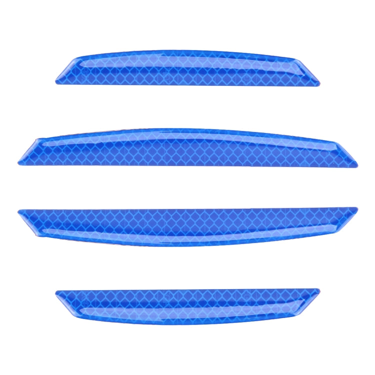4 PCS Universal Car Door Anti-collision Strip Protection Guards Trims Stickers (Blue) - Anti Collision Sticker by buy2fix | Online Shopping UK | buy2fix