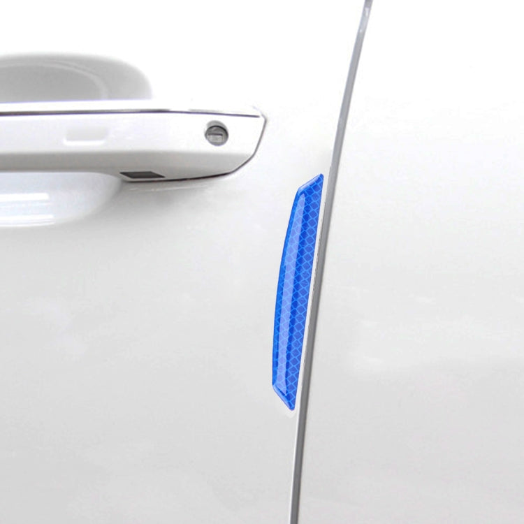 4 PCS Universal Car Door Anti-collision Strip Protection Guards Trims Stickers (Blue) - Anti Collision Sticker by buy2fix | Online Shopping UK | buy2fix