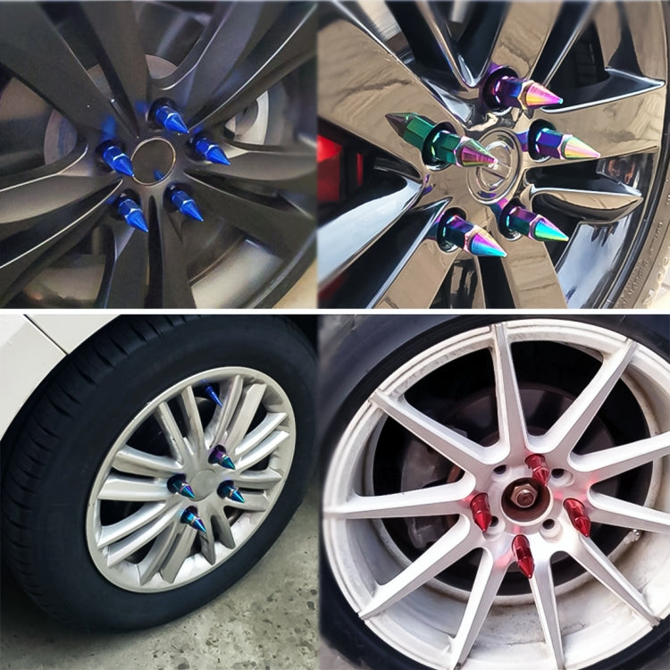 20 PCS Wheel Drive Hub Adaptor Car Wheel Nut Adjustable Decorative Steering Wheel Hub Nut by buy2fix